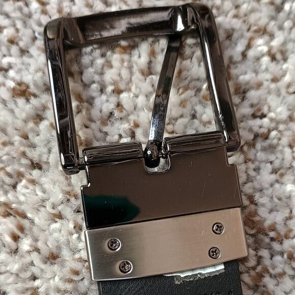 Dickies Leather Upper Belt Men’s Size 38-40 Cognac Brown Classic Casual Workwear - Picture 5 of 8